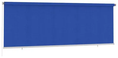 Image de vidaXL Store extérieur 400x140 cm bleu HDPE