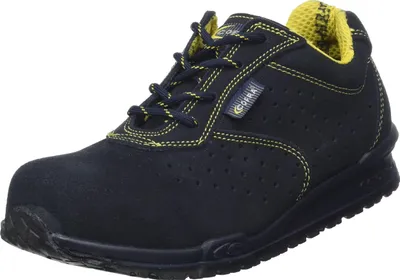 Produktbild von Cofra 78670-000.W42 GUERIN S1 P SRC Sicherheitsschuhe, Blau/Gelb, Größe 42