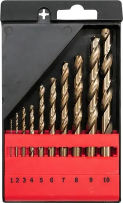 Productafbeelding van Yato YT-41603, Boormachine, Boorsets, Gietijzer, Non-ferrometalen, Kunststof, Roestvrij staal, 135°, Snelstaal met kobalt (HSS-E), Cilindrische schacht