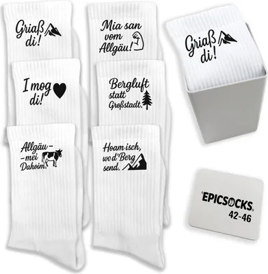 Produktbild von epicsocks Alpine Love Socken in 42-46 im