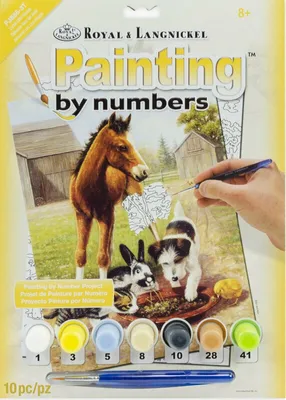 Zdjęcie produktu dla Royal & Langnickel Painting by Numbers Pets