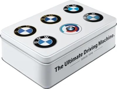 Produktbild von Nostalgic-Art - Vorratsdose Flach - BMW - Logo Evolution