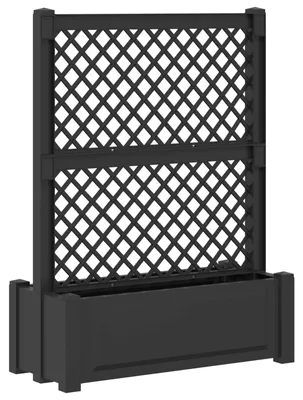 Immagine prodotto di Grande vaso con trellis Antracite 99,5 x 43 x 133,5 PP