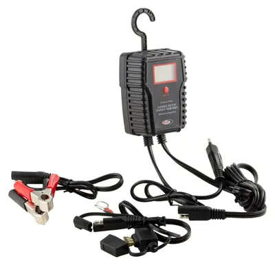 Produktbild von SIP Ladegerät 6V/12V 750mA mit LCD-Display auch für Gel-Batterien