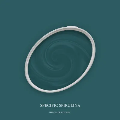 Zdjęcie produktu dla Farba ścienna zielony mat | The Color Kitchen Specific Spirulina | Ekskluzywna dyspersja do wnętrz | 5 litrów
