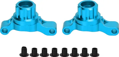 Productafbeelding van Achterwielophanging, aluminium, blauw, voor Tamiya TT02 1/10 RC-auto, upgrade-onderdelen, set