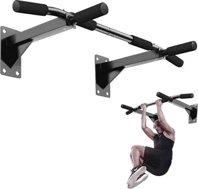 Productafbeelding van Famanu Wandmontage Optrekstang - Duurzame fitnessstang voor thuisgebruik