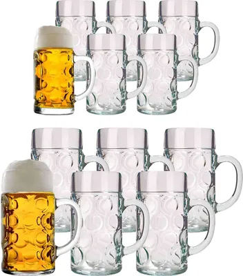 Produktbild von Stölzle Oberglas ISAR Maßkrug Bierkrug 12er Set