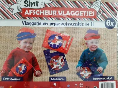Image de drapeau et sacs Sinterklaas