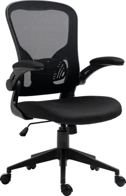 Zdjęcie produktu dla Ergonomiczny fotel młodzieżowy z podnoszonymi podłokietnikami LUIS czarny