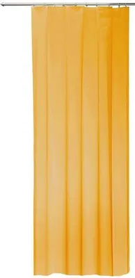 Produktbild von Vorhang gelb 140x245 cm transparent Kräuselband Gardine Organza Dekoschal