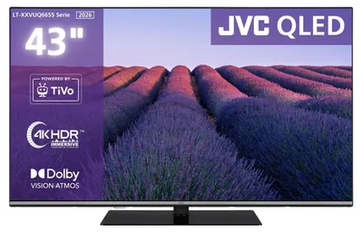 Produktbild von JVC LT-43VUQ6655 43 Zoll QLED Smart TV HDR Fernseher 4K UHD Dolby Vision HDR Triple-Tuner (2026)
