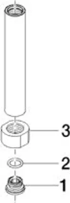 Produktbild von Dornbracht 90282210300-00 Rohr Ersatzteile
