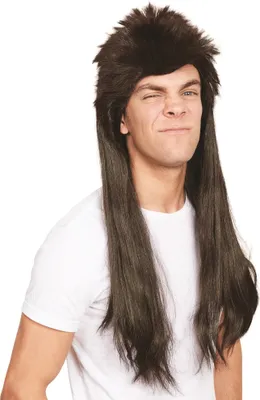 Obrázok produktu pre Bristol Novelty - "Mullet" parochňa BN462 (jedna veľkosť) (hnedá)