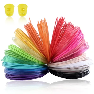 3D-Stift Filament 20 Farben, 1,75 mm PLA, 5 m pro Farbe
