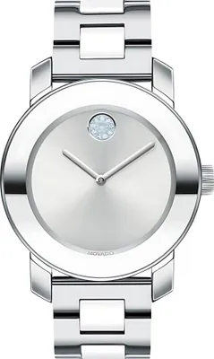 Produktbild von Movado Bold Damenuhr silber Edelstahl elegante Designer Uhr