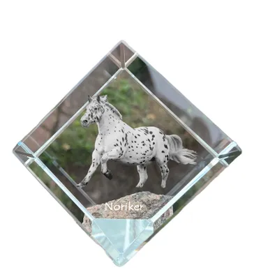 Obrázek produktu pro Noriker křišťálová kostka s koněm Art-Dog