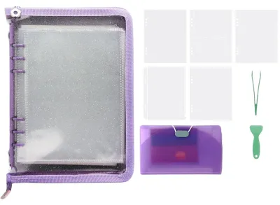 Productafbeelding van A5 Sticker Verzamelmap Organizer - Opbergmap met Rits