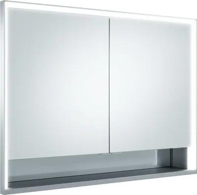 Immagine prodotto di KEUCO Royal Lumos armoire de toilette encastrable 2 portes, porte courte, avec miroir chauffant, 1000mm, 14334171304, 14334171304