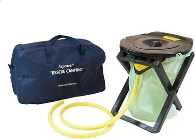 Produktbild von Famanu Campingtoilette tragbar - inklusive Tragetasche