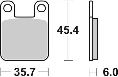 Produktbild von sbs Bremsbeläge Bremsklötze HINTEN 559HF