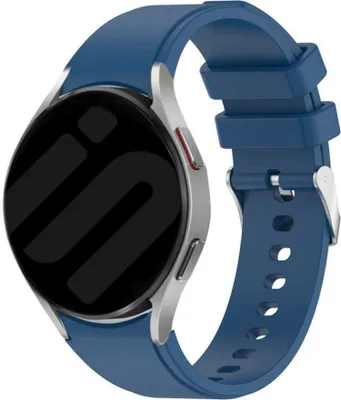 Produktbild von Strap-it Samsung Galaxy Watch 6 Classic 47mm Silikon Armband Perfect Fit (Dunkelblau)