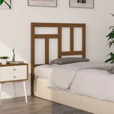 Produktbild von vidaXL Kopfteil Honigbraun 80,5x4x100 cm Massivholz Kiefer - Kopfteil - Kopfteile - Bettkopfteil - Holzkopfteil
