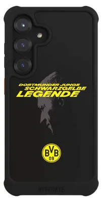 Produktbild von NIVOCASE Hülle für Samsung Galaxy S25  Stoßfeste Handyhülle NIVOmax Case Schwarz BVB Borussia Dortmund Marco Reus