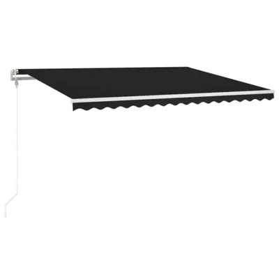 Produktbild von Automatische Markise mit LED Windsensor 400x300 cm Anthrazit