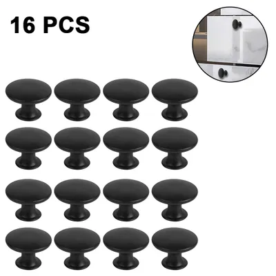 Produktbild von 16 Stück Vintage Schranktürknöpfe, 30mm Bronze Kommodenknöpfe Schubladenknöpfe Set, Türgriffe, Schrankgriffe, Knöpfe Moebelknauf, Runde Schubladengriffe, Knauf für Schrank Schublade Küche