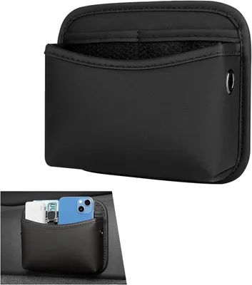 Image de Organisateur de rangement pour siège de voiture, multifonctionnel, 18,5 x 15,5 cm, pour clés et téléphone portable
