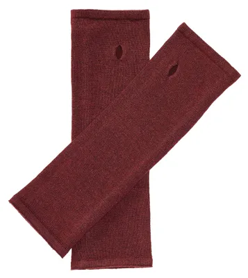 Produktbild von Enter the Complex® Armstulpen Kyu, Pulswärmer, 97% Wolle, mit Daumenloch, Maroon, One Size