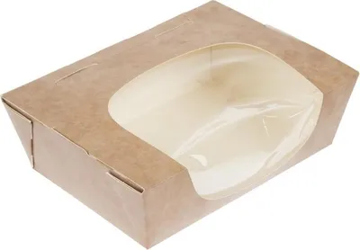 Image de Bacs à salade compostables Colpac Zest avec fenêtre de visualisation 825 ml