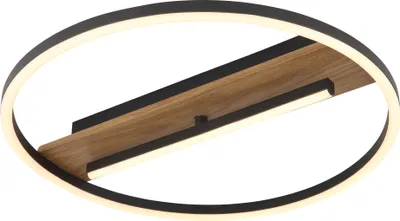 Zdjęcie produktu dla Globo Lighting lampa sufitowa metal o wyglądzie drewna, LED