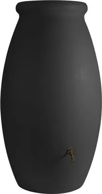 Image de Collecteur d'eau en verre rotomoulé - BELLI - 1000 L - Anthracite