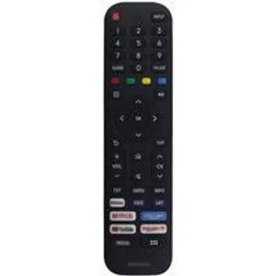 Image de Télécommande pour téléviseur Ultra HD avec boutons d'accès rapide à Netflix, Amazon Prime, YouTube et Rakuten TV