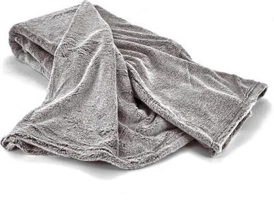 Obrázek produktu pro heimtexland ® Melange Flanel Super Soft Blanket Melange 200x150 Cosy Blanket Type826 Anthracite-Brown