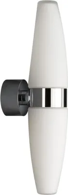 Produktbild von Massive Aqua Wandleuchte 340961110, Oberfläche, 2 Glühbirne(n), G9, IP44, Chrom, Weiß