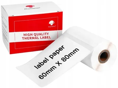 Produktbild von Thermische Etiketten für den Phomemo M200, M220, M221 Drucker, 60x80mm