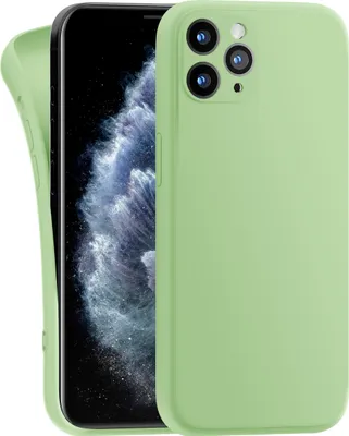 Produktbild von Hülle für Apple iPhone 11 Pro - Handyhülle mit Kameraschutz Cover aus Silikon in Grün