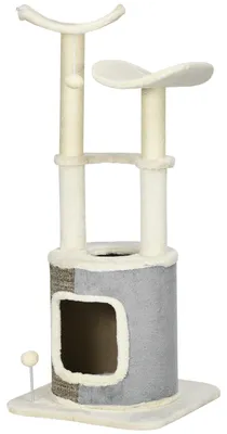 Produktbild von PawHut Kratzbaum, Katzenbaum mit Katzenhöhle, Kletterbaum, Katzenkratzbaum