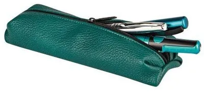 Produktbild von Herlitz 50043828, Weiches Federmäppchen, Grün, Einfarbig, Reißverschluss