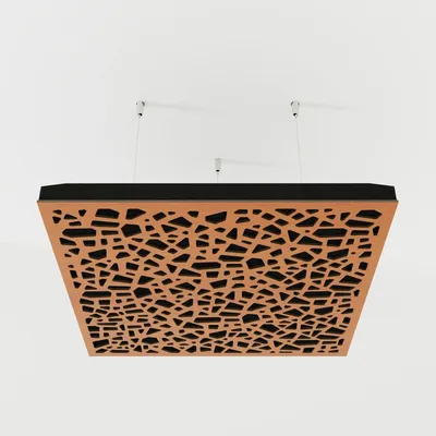 Obrázek produktu pro Sada čtyř zvukotlumících panelů ve tvaru oblaku s montážní sadou, rozměry 50x50x5 cm, kombinující difúzi a potlačení ozvěn [Kirschbaum | P32]