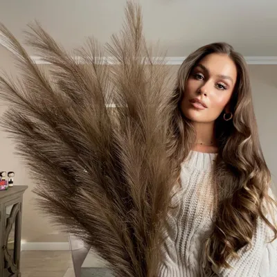 Image de Grandes plumes de pampa artificielles pour la décoration