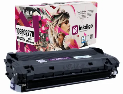 Produktbild von Inkdigo Toner 106R02778 für Xerox Phaser 3052, 3260; WorkCentre 3215, 3225 – Schwarz, 3000 Seiten,, KI-generiertes Bild
