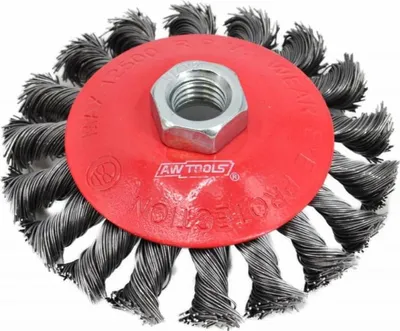 Immagine prodotto di Awtools 125 mm m14 spazzola a torsione conica