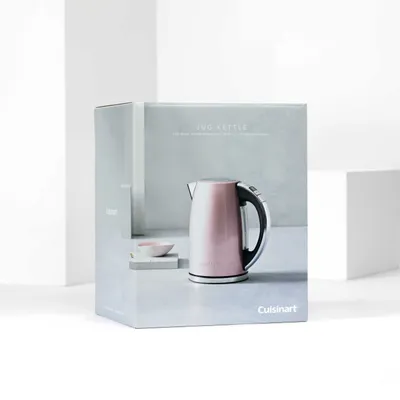 Immagine prodotto di Bollitore rosa da 1,7 l e 3000 w con temperatura regolabile Cuisinart CPK17PIE