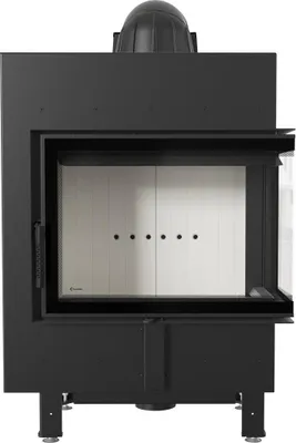 Produktbild von Kamineinsatz aus Stahl KRATKI LUCY SLIM rechts 8 kW Ø 160
