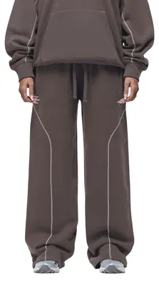 Immagine prodotto di Good For Nothing - Pantaloni da jogging "Coverlock" da donna WH192 (XL) (marrone-grigio)