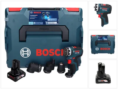 Produktbild von Bosch GSR 12V-35 FC Professional Akku Bohrschrauber 12 V 35 Nm Brushless + 1x Akku 6,0 Ah + L-Boxx - ohne Ladegerät